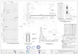 Crash Barrier with Friction Slab Drawing | PDF