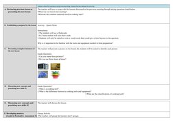 relation to their life experiences and previous knowledge. Indicate the time allotment for each step. 
A. Reviewing previous