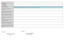 K. Assignment
V. REMARKS 
 
 
VI. REFLECTION 
Reflect on your teaching and assess yourself as a teacher. Think about your s