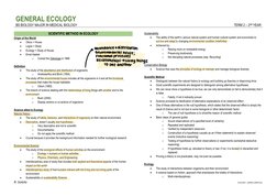 R. Sotelo 
 
 
 
 
                  
             ECOLGEN – LBYBI14 [LBYECOL] 
GENERAL ECOLOGY 
BS BIOLOGY MAJOR IN MEDICA