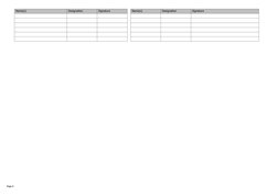 Name(s)
Designation
Signature
Name(s)
Designation
Signature
Page 6
