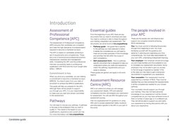6
Candidate guide
Introduction
Assessment of 
Professional 
Competence (APC) 
The Assessment of Professional Competence 
(APC