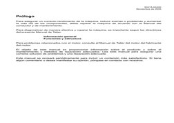 93215-00300
Noviembre de 2005
Prólogo
Para asegurar un correcto rendimiento de la máquina, reducir averías o problemas y aume