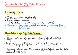 Streaming Data Analytics Overview | PDF