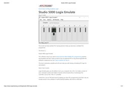 Studio 5000 Logix Emulate Overview | PDF | Programmable Logic ...