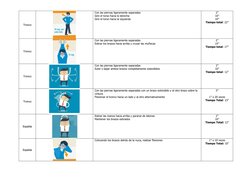 Tronco
Con las piernas ligeramente separadas
Gire el torso hacia la derecha
Gire el torso hacia la izquierda
2’’
10’’
10’’
Ti