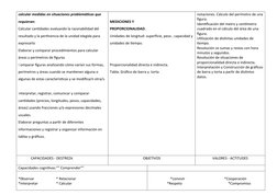calcular medidas en situaciones problemáticas que 
requieran:
Calcular cantidades evaluando la razonabilidad del 
resultado y