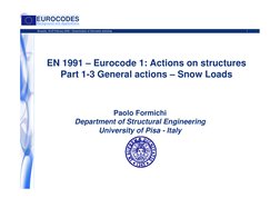 Eurocode 1: Snow Loads Overview | PDF | Snow | Roof