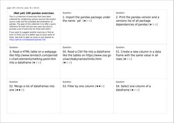 100 Pandas Exercises Collection | PDF | Computing | Data Management