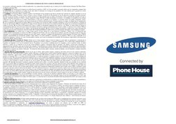 www.phonehouse.es
Atencionclientesamsung@phonehouse.es
CONDICIONES GENERALES DE VENTA SAMSUNG PHONE HOUSE 
 
Las presentes co