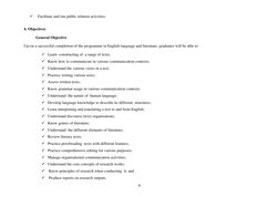 Exit Exam Blueprint for English Graduates | PDF | Linguistics | English ...