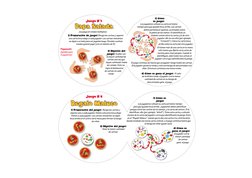 Juego N 3
(se juega en rondas múltiples)
1) Preparación de juego: Baraja las cartas y reparte 
una carta boca abajo a cada ju