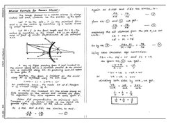 Class 12 Ray Optics Notes PDF | PDF | Physics | Physical Sciences