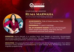 india’s best* occult learning institute
YOUR GUIDING MENTOR 
8
  Pride of Global Awardee, Titled 
“Tarot Mahasagar”
ACHIEVEME