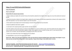 JOIN ME AT TELEGRAM – UPSC PRELIMS WITH NEELESH (AIR 442 UPSC CSE 2021)       https://t.me/UPSCPrelimsWithNeelesh  (https:/