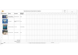 Daily Machine Maintenance Checklist | PDF | Manufactured Goods ...