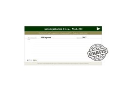 Autoliquidación I.V.A. - Mod. 303
Plantilla Excel© para la preparación de la liquidación del I.V.A. basada en el modelo ofici