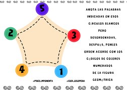 A n o t a  l a s  P A L A B R A S
i n d i c a d a s  e n  e s o s  
 c í r c u l o s  b l a n c o s
p e r o   
D e s o r d e