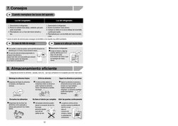12
Asegúrese de envolver los alimentos – pescado, carne, etc. – que vaya a almacenar en el congelador para evitar malos olore
