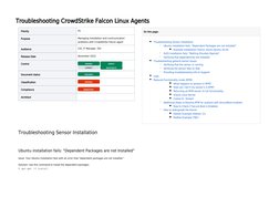 Troubleshooting CrowdStrike Falcon on Linux | PDF | Booting | Computer ...