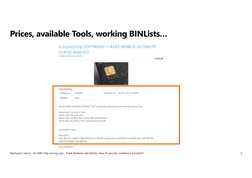 Prices, available Tools, working BINLists…
MacGyver's return - An EMV Chip cloning case - Frank Boldewin (@r3c0nst)– Area 41