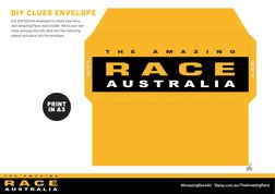 Amazing Race Clue Envelope Template | PDF | The Amazing Race | Reality ...