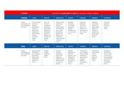 1ª SEMANA 
Recuerde que no podrá ingerir ni cocinar con ajo, puerro, cebolla o similares. 
 
COMIDA 
 
LUNES 
 
MARTES