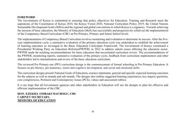 iii
FOREWORD
The Government of Kenya is committed to ensuring that policy objectives for Education, Training and Resear