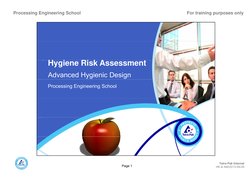 Hygienic Design Risk Cip Hygiene Risk Assessment Guidelines | PDF | Risk | Hazards