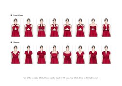 100 ways bridesmaid dress to Style an Infinity | PDF | Clothing Color:Turquoise Blue Demoted Iconic Red-Carpet Looks From