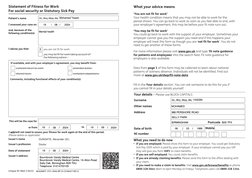 Med3 Note Fit Note Template for UK Patients | PDF | Employment