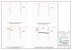Sheet Pile Excavation Plan | PDF | Deep Foundation | Building Materials