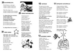 MI ESTRELLITA 
 
Noche Buena ya está aquí,  
viendo el canario al niño reír,  
viendo el canario al niño reír. 
  
Niño Di