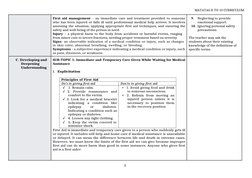 Grade 7 First Aid Lesson Plan | PDF | First Aid | Diseases And Disorders