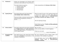 Emcee Script for Graduation 2025 | PDF