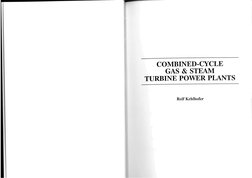 Combined-Cycle Gas and Steam Turbine Power Plants (Rolf Kehlhofer