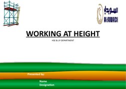 Working at Height Safety Training Guide | PDF | Personal Protective ...
