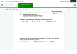 Exit
!"#$%&'()'*%+,(-%,.%/%01/2(/)34%+154)3,5
!"#$%%&'%&(($%%)*+,-
!"#$%&$%'((
Name
savvasrealize.com
2-1 Additional Practice