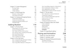 Poser 8
Tutorial Manual
iii
Contents
Chapter 12: Content Management
101
The Library Palette
101
Content Paradise
103
Conte