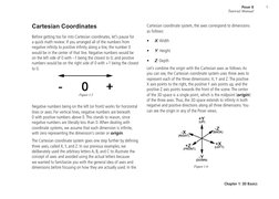 Poser 8
Tutorial Manual
5
Chapter 1: 3D Basics
Cartesian Coordinates
Before getting too far into Cartesian coordinates, let’s