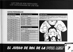 DATOS PERSONALES 
Tabla de Altura 
Lanzar 1D100 
(Un dado de 100 caras) 
01 a 10%: 1 '50 m. 
11 a 20%: 
1'5.5 m. 
21 a 30%: 1