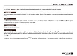 3
PUNTOS IMPORTANTES
Las palabras  Atención y Nota se refieren a información importante por lo que debes revisarlas con cuida
