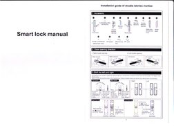 Installation guide of double latches mortise 
1 . Accessory 
0 
e 
e 
o 
t
=-
9 
00
· 
Connecting pillar 
, J . 
<::::::::::.