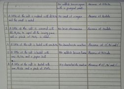 3 
Al. H, so. to 
expe al he iss wing geses 
and a pinch of MnO, is added. 
2A iHle of tho salt is xubbed toite dil Hso 
Np s