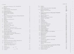 vi CONTENTS 
BIOLOGICAL WATER-QU-\UTY PARAMETERS 
2-15 Pathogens 
2-16 Pathogen Indicators 
WATER QUALITY REQUIREMENTS 
2-17