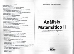 COLECCIÓN: EL NÚMERO DE ORO
Director: Act. Alberto Landro
Álgebra para estudiantes de Ciencias Económicas
Alejandro E. García