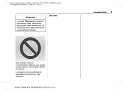 Manual del propietario del Chevrolet Prisma JOY MY18.5 (GMSA-Localiza-
ción-Argentina-11506566) - 2018 - crc - 9/13/17
Introd