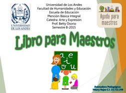 Universidad de Los AndesFacultad de Humanidades y Educación
Facultad de Humanidades y EducaciónEscuela de Educación
Escuela d