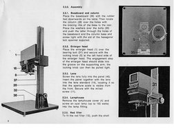 Mode D'emploi Durst M 601 Color - Agrandisseur Photo - Année 1977