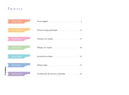 Í N D I C E
Primer bloque 
Pintura digital  . . . . . . . . . . . . . . . . . . . . . . . . . . . . . . . . . . . . . . . . .